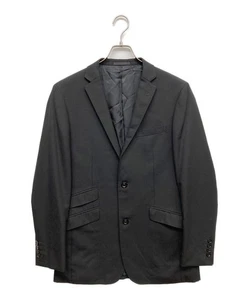 BURBERRY BLACK LABEL 2B tailored jacket Size: L Black Men D1E22-561-09 - Picture 1 of 8