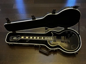 2019 EPIPHONE MATT HEAFY MKH LES PAUL CUSTOM EBONY W/ CASE - Picture 1 of 9
