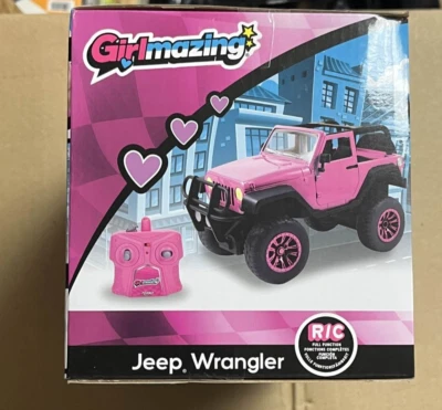Girlmazing Jeep Wrangler Pink Remote Control Truck R/C by Jada - Image 1 of 2