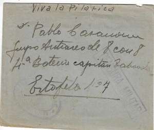 SPAIN "107" COVER "GRUPO ANTIAEREO ESTAFETA 7" SPANISH CIVIL WAR - Picture 1 of 5