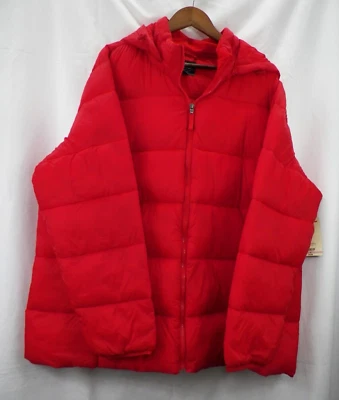 Chaqueta acolchada roja St John's Bay para mujer 3X Foto 1 de 4