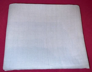 Tissu vintage toile de lin bleu mauve larg 85 cm x H 280 cm réf C213 - Picture 1 of 4