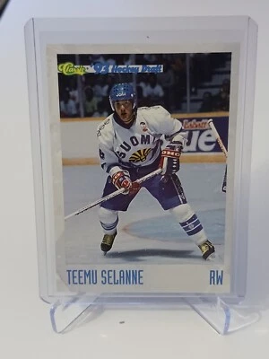 1993 Classic Hockey Teemu Selanne RC N5 /15,000 - Image 1 of 2