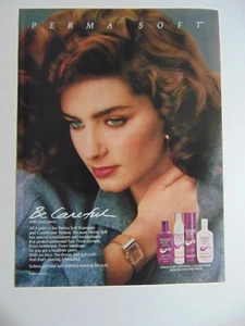 1986 PERMA SOFT Be Carefree with Your Perm vintage print ad - Picture 1 of 1