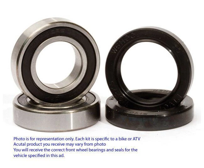 Pivot Works PWFWK-S12-500 front wheel bearing kit - Suzuki LTA400 Eiger 03-07 - Image 1 of 1