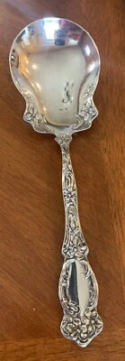 Antiga colher de prata 1905 Simeon L. & George H. Rogers Company prato baga/açúcar - Imagem 1 de 4