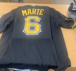 STARLING MARTE Black PITTSBURGH PIRATES SIGNED JERSEY Never Worn