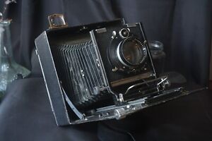 Vintage Linhof Technika 13x18 with Xenar 210 f 4,5 + 6 film holder all working