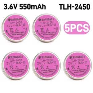 5PCS TLH-2450 Li-ion Battery 3.6V 550mAh ER2450 Tire Pressure MonitoringDetector - Picture 1 of 9