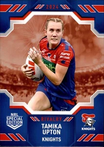 2024 Newcastle Knights NRLW TLA Special Edition Rivalry Card - Tamika Upton - Picture 1 of 3