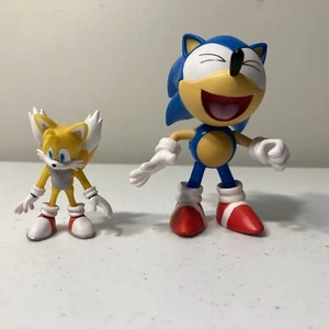 4 inch Laughing Sonic The Hedgehog & 2 Inch Tails Actionfiguren Jakks Pacific - Bild 1 von 9