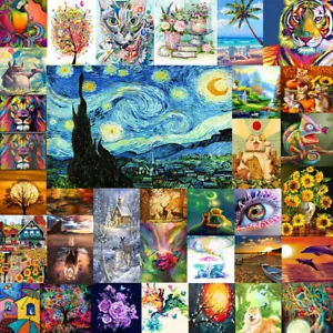 5D Diamond Painting Art Full Drill Rhinestone Embroidery Cross Stitch Kits Decor - Picture 1 of 51
