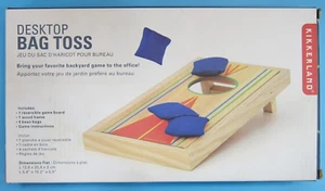 Desktop Bag Toss Game by Kikkerland. Made of Wood - Picture 1 of 4