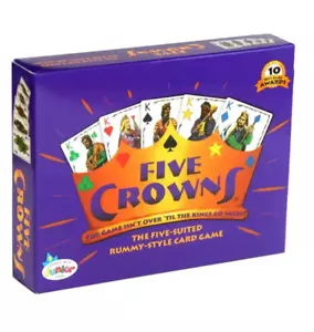 OZ Five Crowns Card Game 5 Suites Classic Original Family Party Rummy Style Play - Picture 1 of 3