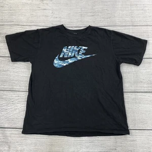 Nike Black / Camouflage Boys Size XL Crewneck Short Sleeve Shirt #RN 56323 - Picture 1 of 4