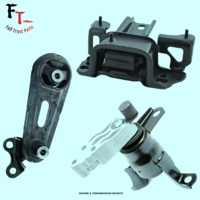 SE ADAPTA A: MAZDA 2 2011-2014 (1,5 L, L4, AT) -- JUEGO DE 3 SOPORTES DE MOTOR Y TRANSMISIÓN. Foto 1 de 4