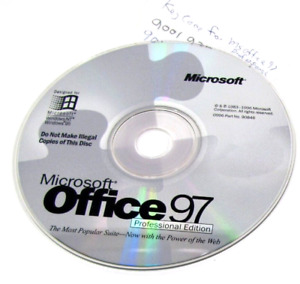 Microsoft Office 1997 Professional Edition CD with Key Code FREE SHIPPING!