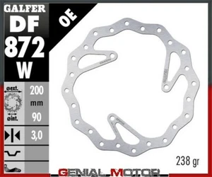 Galfer Disco Freno Anteriore Wave Fixed 200X3mm Husqvarna 65 Cr 2011 - Foto 1 di 1