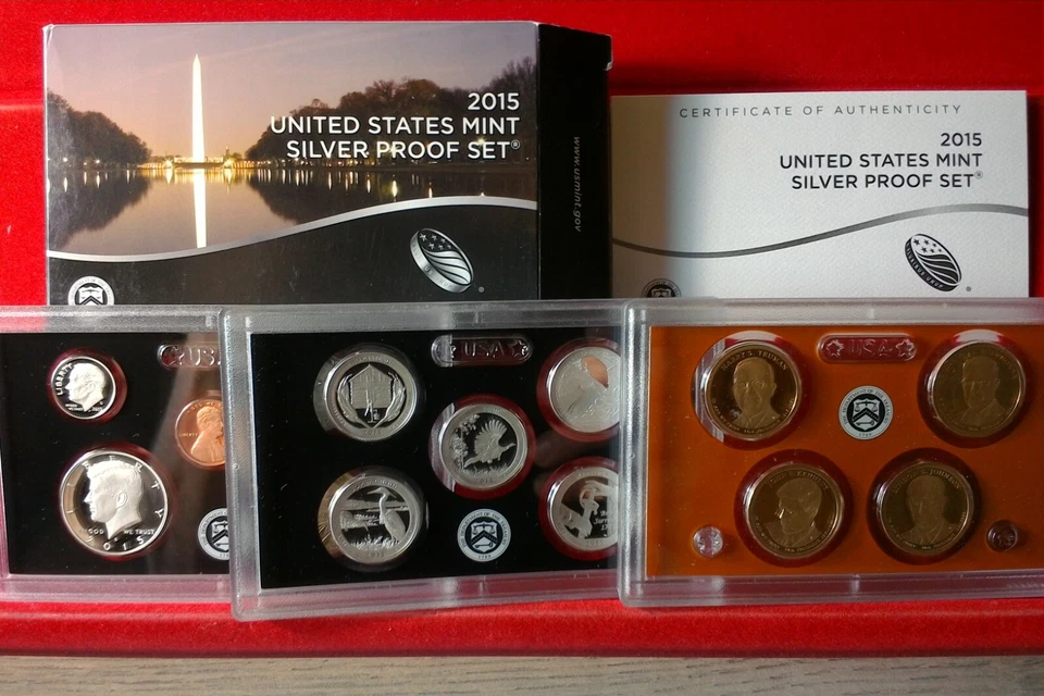 2015-S SILVER 14 Coin Proof Set ORIGINAL!!!  - Image 1 of 1