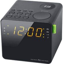 Muse M-187CR Radio (Reloj, Digital, FM,MW,PLL, LED, 2,29 cm ), Negro