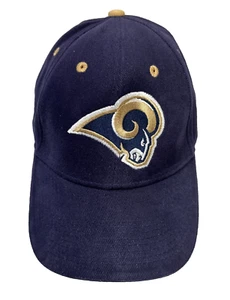 NFL RAMS Mütze/Kappe Haken & Schlaufe verstellbar, marineblau/gold Borte 100 % Baumwolle, schön! - Bild 1 von 17