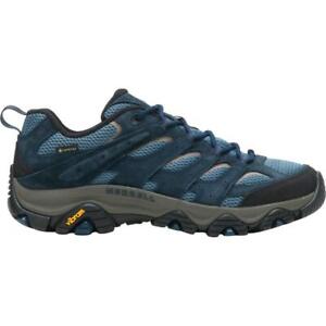 Merrell Mens Moab 3 GORE-TEX Walking Shoes Outdoor Hiking Boot - Blue