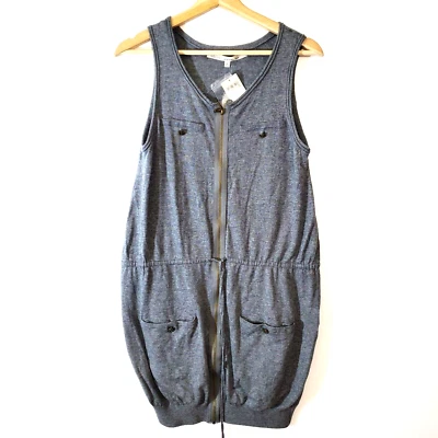 Новый с Ярлыками Rachel Roy серый размер M вязаный без рукавов кашемир рубашка платье молнии шнурка - Изображение 1 из 4