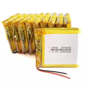 10 PIEZAS 3.7v 1800mAh 8040 Lipo Recargable Batería Alimentación Para Tablet PC Auriculares - Imagen 1 de 6