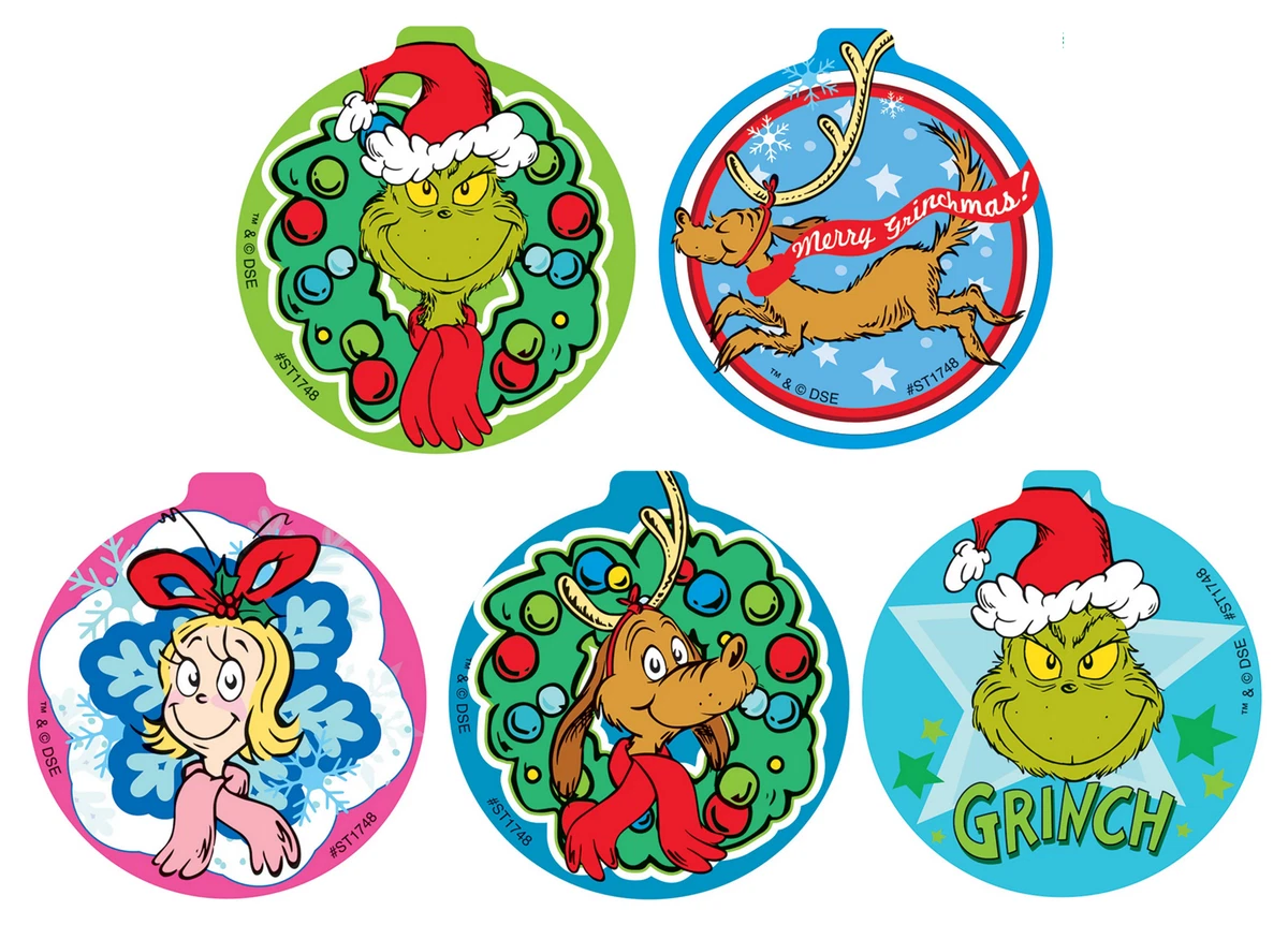 Dr. Seuss Party Sticker Labels - 24 Pack For Lollipop Bags, Birthday Favors & Rewards 8 thumbnail image