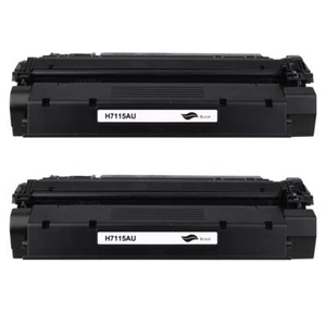 2 Black Laser Toner Cartridges H-15A for HP Laserjet 1005w, 1220, 3310, 3380 - Picture 1 of 1