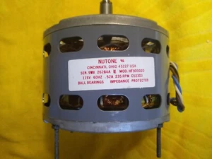 *** NEW * NUTONE FAN MOTOR * MOD.# HF 9D002D, SER.9WB 26284A, C 52303-SEE BEL0W - Picture 1 of 8