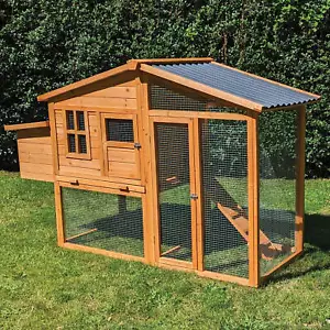 Hühnerhaus Hühnerstall Kleintierstall Liese mit PVC Welldach - Bild 1 von 10