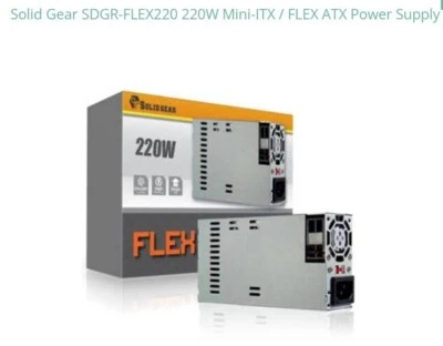 Solid Gear FLEX Mini-ITX 220W Power Supply (SDGR-FLEX220) - Image 1 of 4