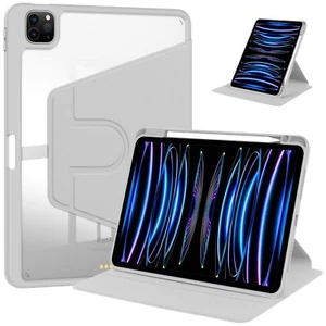 iPad Pro 12.9 inch Case 6th 5th 4th Gen 2022 2021 2020 Cover with Pencil Holder - Picture 1 of 31