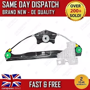 AUDI A3 8PA REAR LEFT WINDOW REGULATOR ELECTRIC 2004>2013 4/5 DOOR PASSENGER - Picture 1 of 5