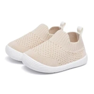 Toddler Shoes Baby Walking Sock Shoes Non-Slip 9-12 Months Infant 1-khaki - Picture 1 of 7