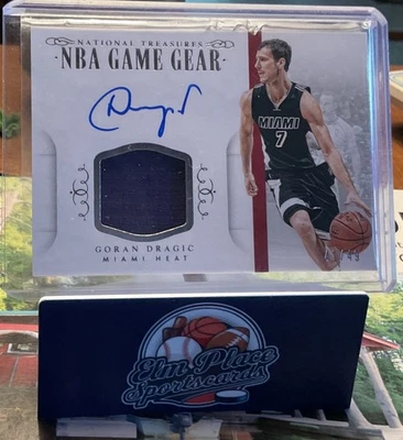National Treasures NBA GAME GEAR GORDAN DRAGIC PATCH AUTO SP /49 INVEST NOW🔥  - Image 1 of 2