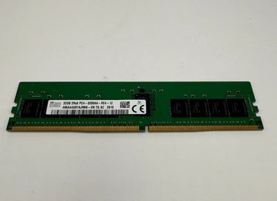 HYNIX 32GB HMAA4GR7AJR8N-XN DDR4-3200 RDIMM PC4-25600R Dual Memory - Image 1 of 3
