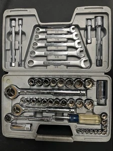 Craftsman 44 Pc 1/2”, 3/8”, 1/4” EE Socket Set W/ Wrenches - Bild 1 von 13