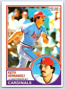 1983 O-Pee-Chee Keith Hernandez St. Louis Cardinals #262 - Picture 1 of 2