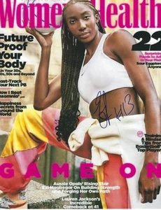 EZI MAGBEGOR Signed 8.5 x 11 Photo Seattle STORM WNBA Basketball AUSTRALIA - Picture 1 of 1