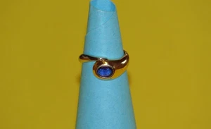 Solid 18K Gold & Platinum Amethyst Ladies Ring Size 6 US - Picture 1 of 11