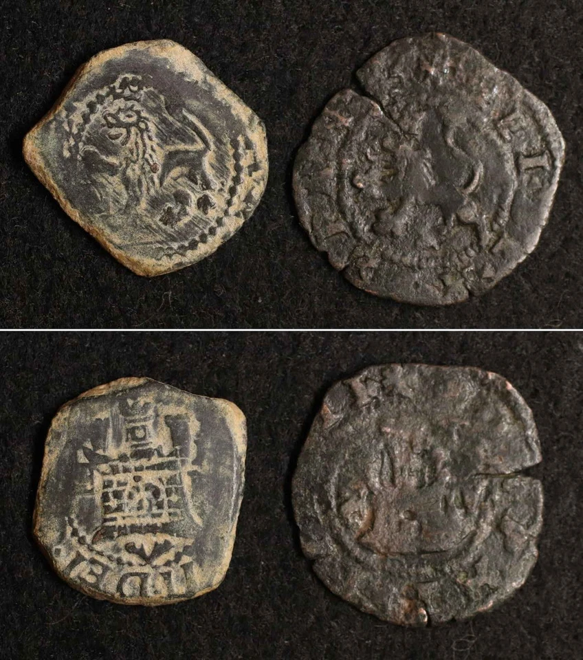 *Spain Philip II Cuarto coin 1580–1591[E1509]7n0 - Image 1 of 1
