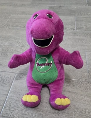 Peluche Barney Playskool 2000 vintage animal de peluche hablando Barney no probado Foto 1 de 4