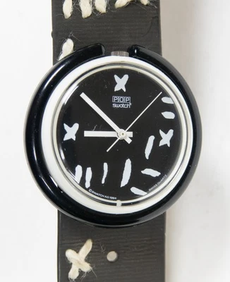 Часы Swatch POP PMW100 Black Widow 1995? 40 мм - очень хорошо - Изображение 1 из 4