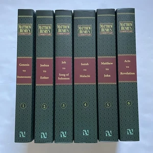 # Matthew Henry's Commentary on the Bible New Modern Edition Complete Unabridged - Picture 1 of 18