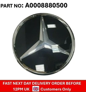 Genuine...Mercedes-Benz A0008880500 front Grille Badge .. TESTED - Picture 1 of 3