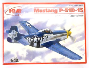 ICM Mustang P-51D-15 WWII American Fighter 1:48 48151 2000 Model Kit USAAF - Picture 1 of 2