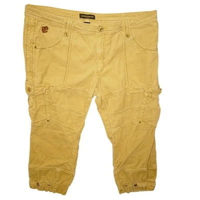 Pantalones capri cargo para mujer Rocawear - Talla 18 - Pana Y2K Hip Hop Streetwear Foto 1 de 4