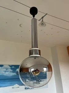 Alt Hängelampe Staff Leuchten ~1970 Motoko Ishii Hängeleuchte Lampe Deckenlampe - Picture 1 of 6